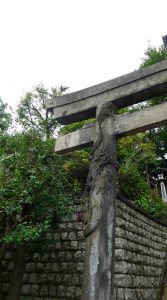 画像　品川神社の鳥居３